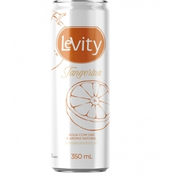 Levity Sparkling Water Tangerina 350 ml aluminium can