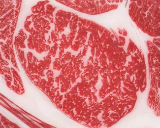 Wagyu marbling BMS 4